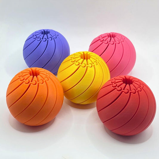 Fidget Twist Ball 3D Printed Stress Relief Sensory Toy twist‑and‑click motion - Brooks3DPrint
