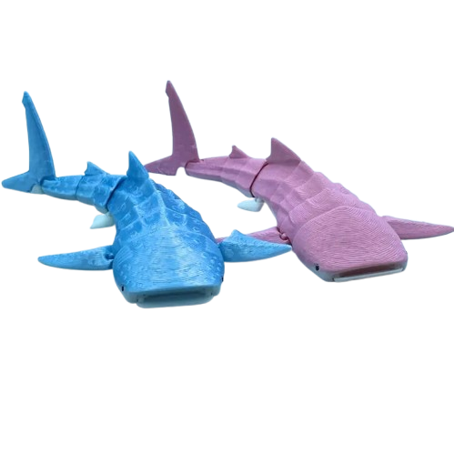 Whale Shark 3D Printed Articulated Fidget Toy Gift