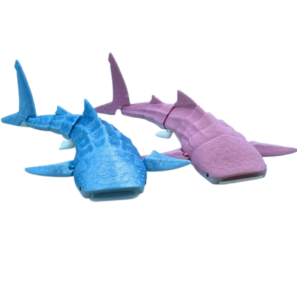 Whale Shark 3D Printed Articulated Fidget Toy Gift
