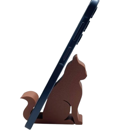 Phone Stand Cat 3D Printed Gift Mobile Phone Holder