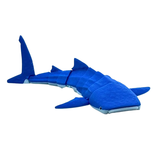 Whale Shark 3D Printed Articulated Fidget Toy Gift