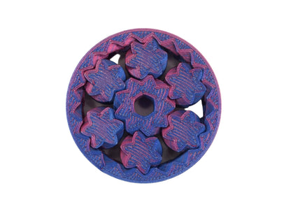 Gear Spinner 3D Printed Fidget, Planetary Gear Fidget Toy, Stress Relieving Desk Fidget - Brooks3DPrint