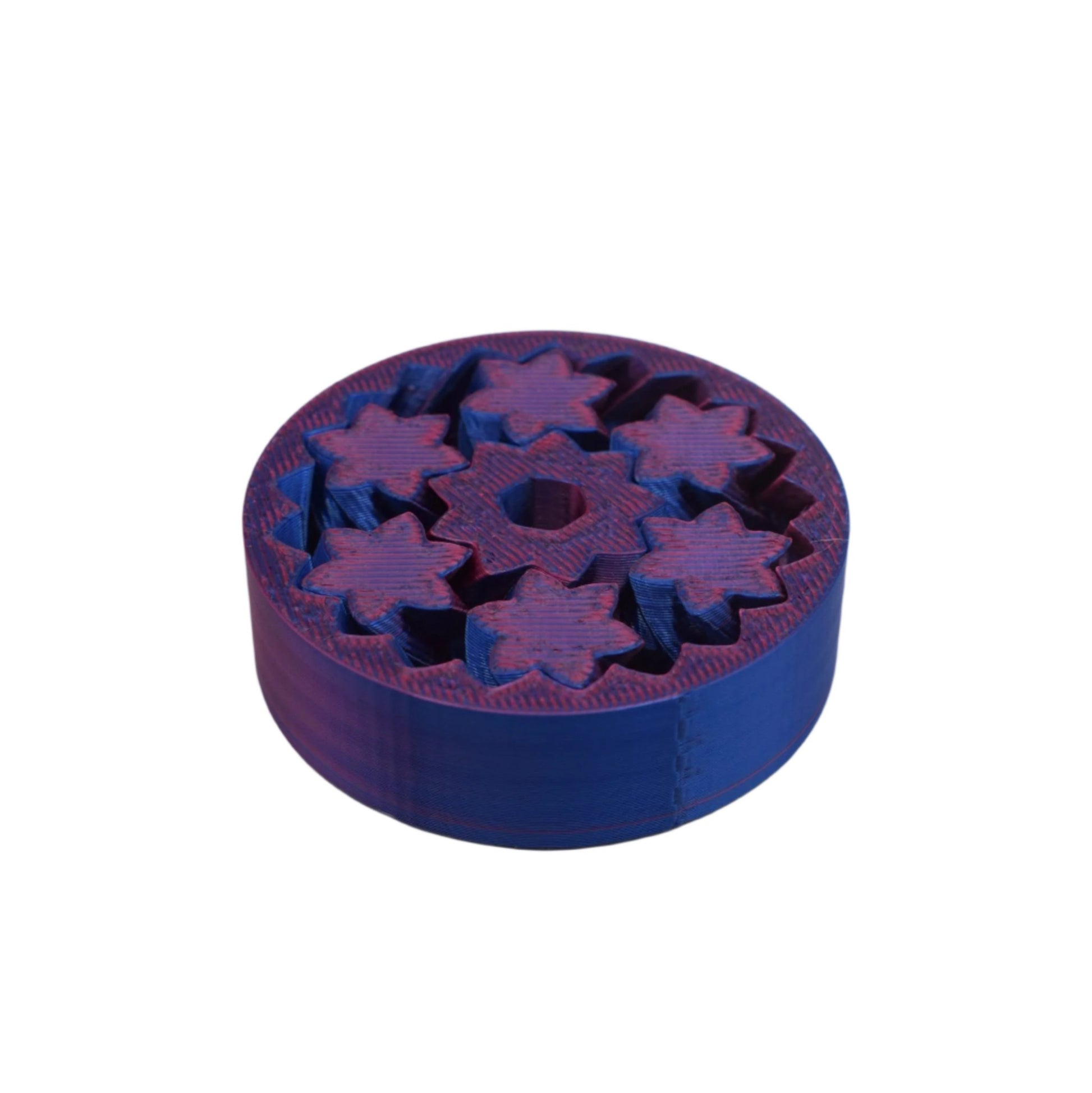 Gear Spinner 3D Printed Fidget, Planetary Gear Fidget Toy, Stress Relieving Desk Fidget - Brooks3DPrint