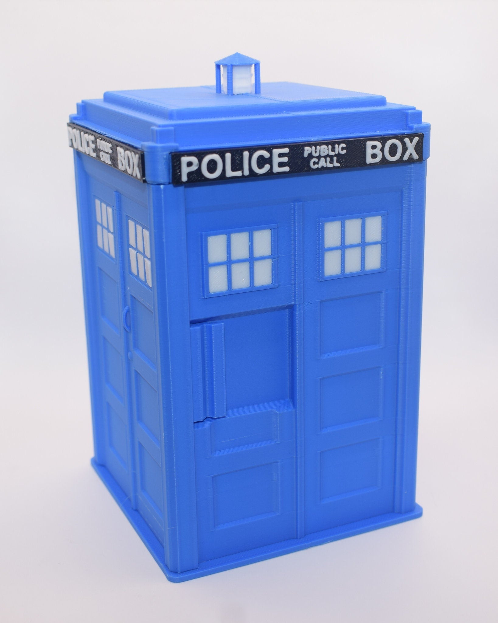 MTG Tardis Deck Box | EDH / Commander | Magic The Gathering | Card Box with Dice Storage - Brooks3DPrint