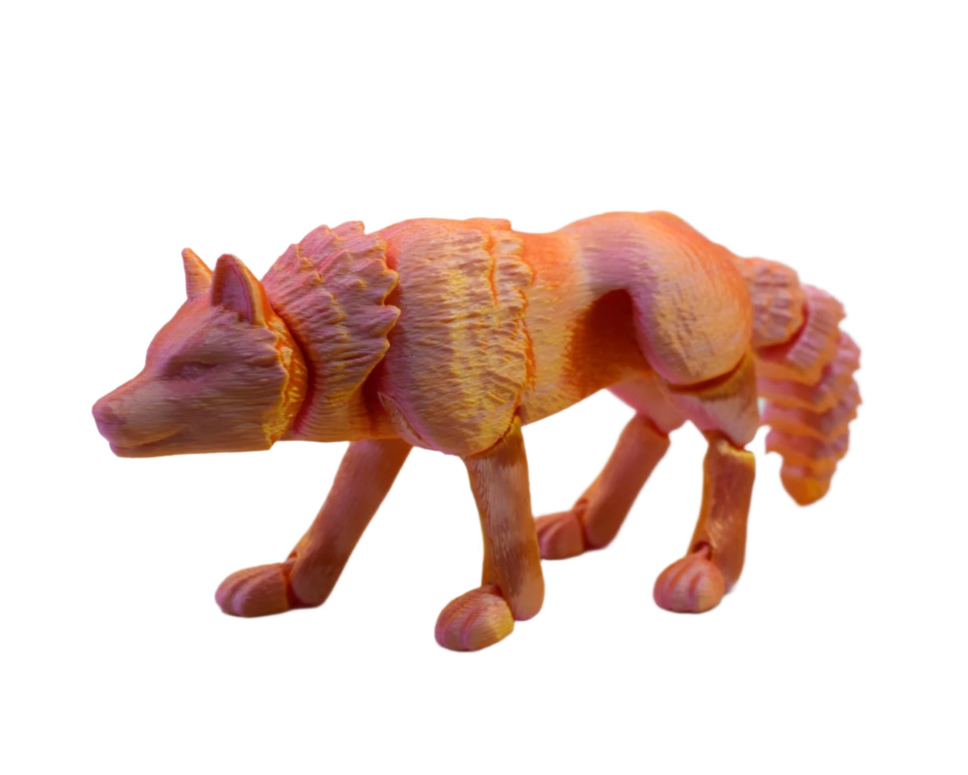 Articulated Wolf, 3D Printed Fidget Toy, High Quality, Gift For Kids - Brooks3DPrint