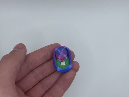 Fidget Toy Indicator Thumb Slider, 3D Printed Magnetic Small Fidget Toy Gift