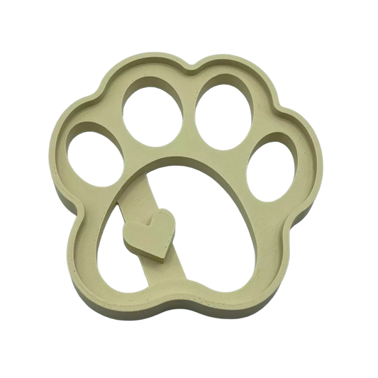 Dog Paw Heart Cookie Cutter