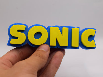 Sonic Two-Piece Sign - Brooks3DPrint