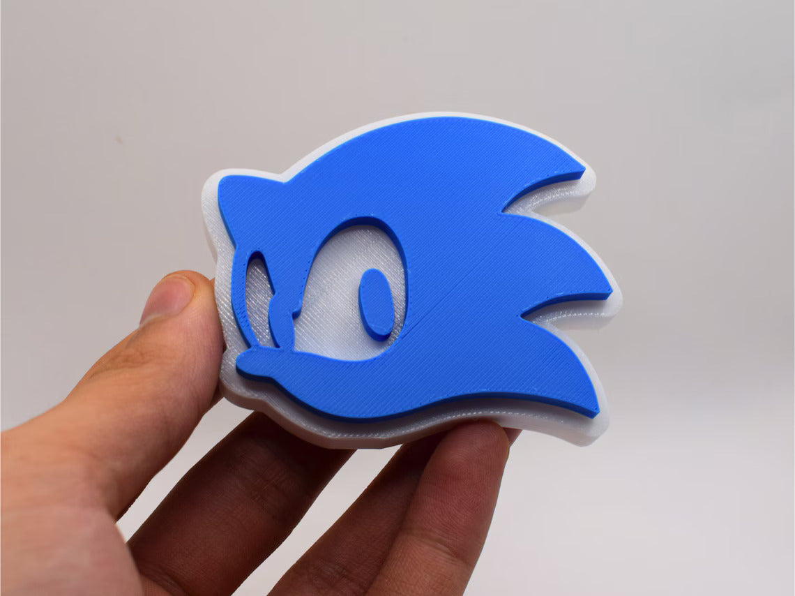 Sonic Two-Piece Sign - Brooks3DPrint