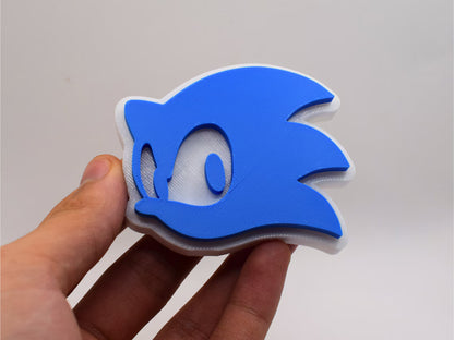 Sonic Two-Piece Sign - Brooks3DPrint