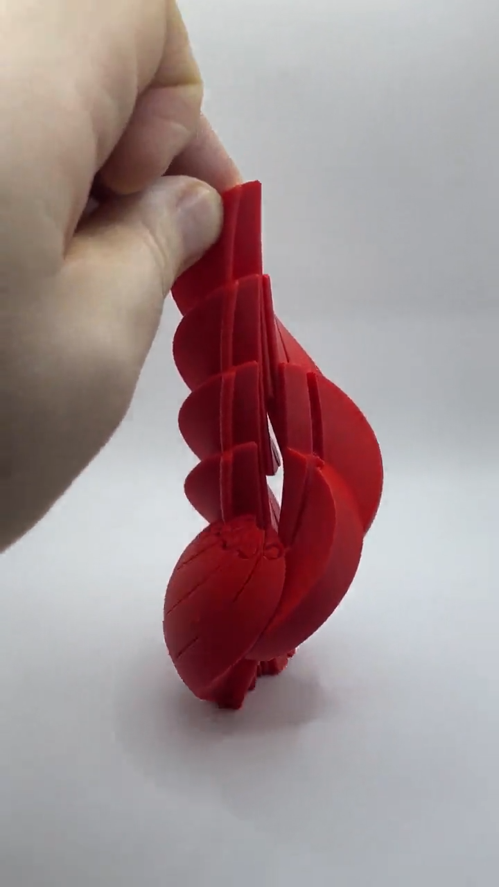 Fidget Twist Ball 3D Printed Stress Relief Sensory Toy twist‑and‑click motion - Brooks3DPrint